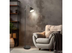9007371512492 - Steh Leuchte anthrazit Spot Strahler beweglich Wohn Zimmer Beleuchtung Stand Lampe höhenverstellbar
