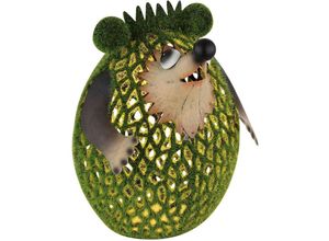 9007371513499 - - Solarleuchte led Figur Igel Gartendeko Außenleuchte Eingangsleuchte Grün h 21 cm