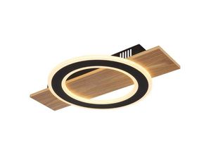 9007371524204 - Deckenleuchte Holzlampe Deckenlampe Schlafzimmerlampe Ring 1 flammig LED L 44 cm 9007371524204 - Deckenleuchte Holzlampe Deckenlampe Schlafzimmerlampe Ring 1 flammig LED L 44 cm