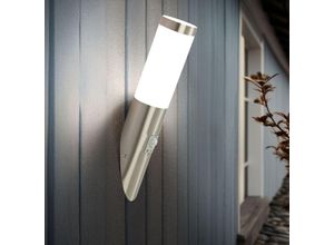 9007371526284 - Außenlampe Wandleuchte Bewegungsmelder Edelstahl IP44 Außenbeleuchtung Außen Wand Fackel Lampe