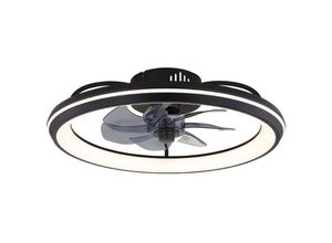 9007371527298 - Deckenventilator Deckenlampe Flurleuchte Lüfter Fernbedienung dimmbar led d 50cm