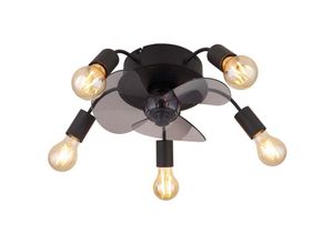 9007371527779 - Deckenventilator Deckenlampe Wohnzimmerlampe Vor Rücklauf Fernbedienung d 42 cm