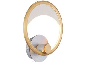 9007371532254 - - Wandleuchte Wandlampe led Schlafzimmerlampe Flurlampe Gold Dekor h 33 cm