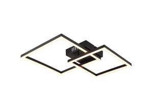 9007371532285 - Deckenleuchte Wohnzimmerlampe Designleuchte LED schwenkbar schwarz matt opal