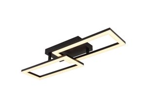 9007371532483 - - Deckenleuchte Deckenlampe Designlampe led Wohnzimmerlampe schwarz matt l 614 cm