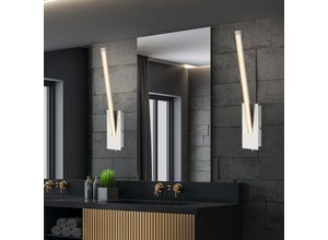 9007371535477 - Lighting - Wandlampe led Flurleuchte Treppenhauslampe Wandleuchte Kristalle Wohnzimmerlampe 6W 420lm warmweiß BxH 62 x 35 cm 2er Set