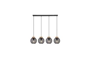 9007371537341 - Hängeleuchte Käfig-Design Holz natur schwarz H 120 cm