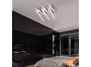 9007371538539 - Lighting - Wohnzimmerlampe Deckenleuchte Deckenlampe Esszimmerleuchte K5 Kristalle klar Nickel matt led 30W 1800Lm warmweiß LxBxH 48x38x12cm