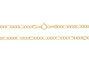 9008005103079 - Gliederkette VIVANCE Figarokette Halsketten Gr Gelbgold 375 gelb (gelbgold 375) Damen Gliederketten