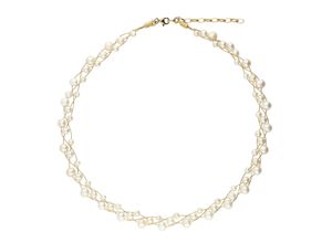 9008005158413 - Collier VIVANCE Perlencollier Halsketten Gr Silber 925 (Sterlingsilber) silberfarben (silber 925) Damen Colliers