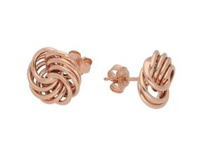 9008005163509 - Paar Ohrstecker VIVANCE Knoten Ohrringe Gr Roségold 375 rosegold (roségold 375) Damen Ohrstecker