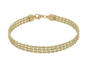 9008005231635 - Armband VIVANCE Kordel Armbänder Gr Gelbgold 375 gelb (gelbgold 375) Damen Armbänder