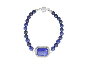 9008005251633 - Armband VIVANCE dark blue Armbänder Gr Silber 925 (Sterlingsilber) silberfarben (silber 925) Damen Armbänder Silber