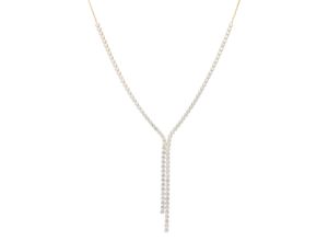 9008005273444 - Collier VIVANCE sparkling glamour Halsketten Gr Gelbgold 375 gelb (gelbgold 375) Damen Colliers