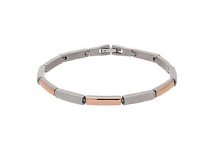 9008005273635 - Gliederarmband Armbänder Armbänder Gr Titan rosegold (roségoldfarben) Damen Gliederarmbänder bicolor