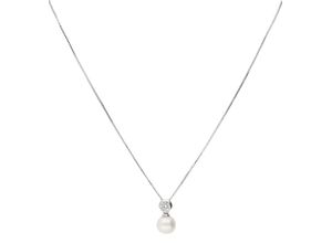 9008005277220 - Kette mit Anhänger VIVANCE lustrous pearl Halsketten Gr Silber 925 (Sterlingsilber) silberfarben (silber 925) Damen