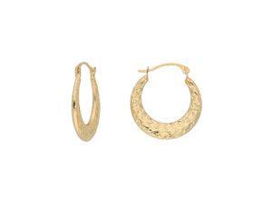 9008005278340 - Paar Creolen FIRETTI Schmuck Geschenk Gold 375 Ohrschmuck Creole Ohrringe Gr Gelbgold 375 gelb (gelbgoldfarben) Damen Creolen