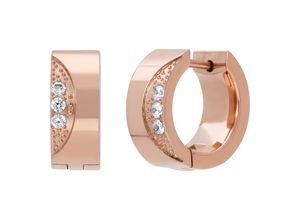 9008005300577 - Paar Creolen Ohrringe Ohrringe Gr Titan rosegold (roségoldfarben) Damen Creolen