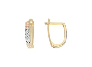 9008005303509 - Paar Creolen FIRETTI Schmuck Geschenk Gold 375 Ohrschmuck Creole Ohrringe Gr Gelbgold 375 rosegold (gelbgoldfarben roségoldfarben weißgoldfarben) Damen Creolen