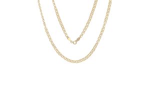 9008005318077 - Goldkette FIRETTI Schmuck Geschenk Gold 375 Halsschmuck Halskette Garibaldi Halsketten Gr 50 Gelbgold 375 Breite 33 mm gelb (gelbgoldfarben) Damen Goldketten zu Kleid Shirt Jeans Sneaker Anlass Geburtstag Weihnachten