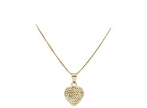 9008005368294 - Kette mit Anhänger FIRETTI Schmuck Geschenk Gold 375 Halsschmuck Halskette Goldkette Venezianer Halsketten Gr Gelbgold 375 Länge 45 cm Breite 1 mm goldfarben (gelbgoldfarben) Damen