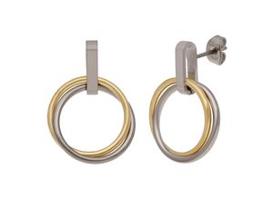 9008005374295 - Paar Ohrstecker Ohrringe Ohrringe Gr Titan silberfarben (silbergoldfarben) Damen