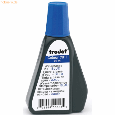 9008056879893 - Stempelfarbe ohne Öl 28ml blau