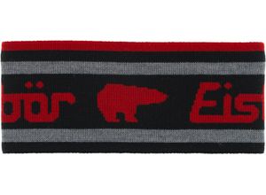 9008132625161 - Eisbär® Stirnband Chantini Merinowolle Logo-Strick schwarz OneSize