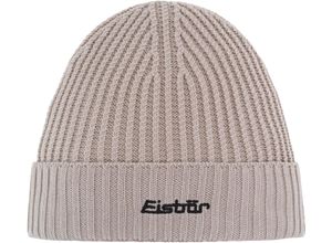 9008132636327 - Eisbär® Mütze Strick Woll-Anteil für Damen grau OneSize