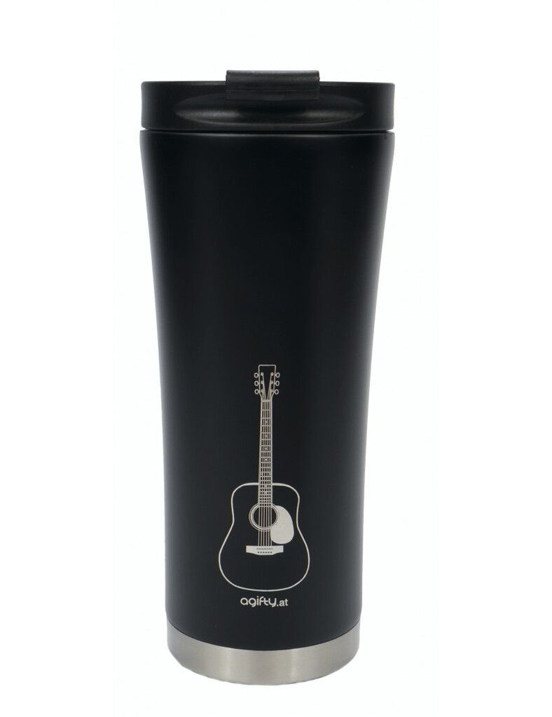 9008137011068 - Kaffee-to-go Thermobecher Guitar Thermo-Becher Gitarre - rostfreier Stahl  dop