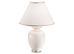 9008447216139 - Giardino - Lifestyle Fabric Tapered Shade Tischleuchte aus poliertem Elfenbein 1x E27 - Kolarz 9008447216139 - Giardino - Lifestyle Fabric Tapered Shade Tischleuchte aus poliertem Elfenbein 1x E27 - Kolarz