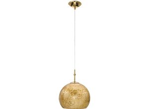 9008447330781 - Luna Glaskuppel Pendelleuchte 24 Karat Gold - Kolarz