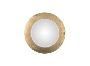 9008447354244 - Moon - Lifestyle Glas Simple Flush Deckenleuchte Gold - Sun Gold Finish 1x E27 - Kolarz