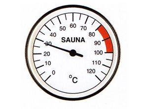 9008504000701 - Infraworld - Thermometer 100 mm Durchmesser Saunazubehör Saunamessgerät S2214