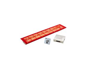 9008504007397 - Infraworld - VITALlight-IPX4 Infrarotstrahler-Set mit Easy Control Steuerung 500W gerade rot