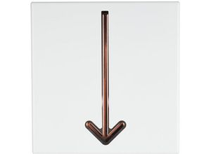 9008505050484 - BHP - Design Wand Garderobe Pfeil rot gold Flur Aufhänger Haken verstellbar Deko Bild B990860L-3G