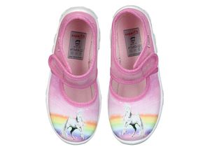 9008518871700 - - Klett-Hausschuhe BONNY RAINBOW in rosa Gr23