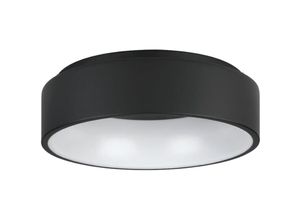 9008606221141 - Led Deckenlampe Marghera 2 dimmbare große Deckenleuchte Deckenbeleuchtung aus Metall und Kunststoff in schwarz und weiß Wohnzimmerlampe warmweiß