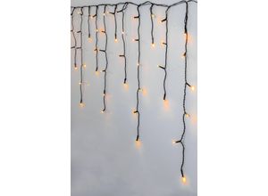 9008606224739 - LED-Lichterkette GOLDEN WARM WHITE schwarz (schwarz transparent) Flammen 960 St Kabellänge 5m x Gesamtlänge 239m Lichterketten Lichterkette außen Outdoor-Lichtervorhang extra-warmweiß 239 m