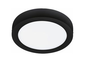 9008606225644 - 900108 led Badezimmer Deckenleuchte fueva-z schwarz H28 Ø21cm rund dimmbar IP44 2700-6500K mit Connect-Z Funktion - Eglo