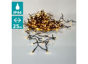 9008606226306 - 410813 Weihnachtsdekoration lichterkette golden warm white led 360X0064W Kunststoff schwarz transparent L2520cm IP44 - Eglo Christmas