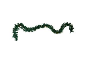 9008606226405 - 410925 Weihnachtsdekoration girlande canadian led 30X0064W L250cm B10cm H20cm IP44 mit Schalter ein aus - Eglo Christmas