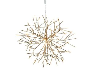 9008606226818 - Eglo Christmas - 411433 Weihnachtsdekoration feuerwerk firework led 120X0064W Stahl grau gold H45cm Ø50cm IP44