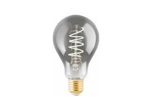 9008606228157 - 110084 led Filament Leuchtmittel E27 Decorative Spirale schwarz-transparent L13cm Ø75cm dimmbar 2000K - Eglo