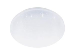 9008606234455 - Eglo - 900363 Deckenleuchte frania-s Kunststoff mKristalleffekt weiss led 18W 4000K H55cm Ø31cm