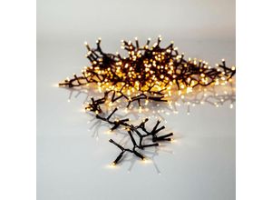 9008606236756 - 410814 Weihnachtsdekoration lichterkette golden warm white led 540X0064W Kunststoff schwarz L1080cm IP44 - Eglo Christmas