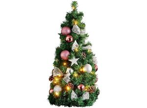 9008606236824 - Eglo Christmas - 410861 Weihnachtsdekoration christbaum noel led 42X0064W Stahl Kunststoff grün H65cm Ø34cm mit Schalter ein aus