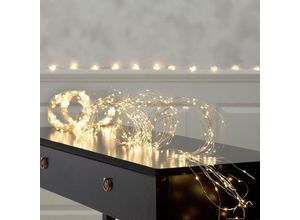 9008606237401 - 411325 Weihnachtsdekoration lichterkette dew drop led 720X006W Stahl silber L300cm - Eglo Christmas