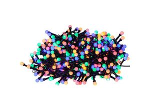 9008606237470 - 411352 Weihnachtsdekoration lichterkette berry mini led 700X0066W Kunststoff schwarz bunt L1400cm IP44 - Eglo Christmas