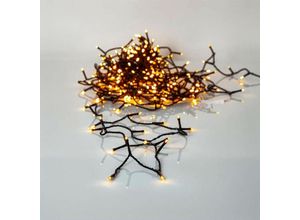 9008606237760 - 411515 Weihnachtsdekoration lichterkette golden warm white led 360X0064W Kunststoff schwarz amber L2520cm IP44 - Eglo Christmas